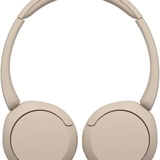 Sony WH-CH520 Wireless Headphones, Light Comfortable, on-Ear Style, Clear Voice Calls, 50 Hours Battery Life, Quick Charge, Multipoint, Beige