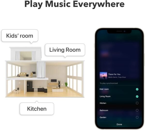 WiiM Mini AirPlay2 Wireless Audio Streamer, Multiroom Stereo, Preamplifier, Compatible with Alexa and Siri Voice Assistants, Stream Hi-Res Audio from Spotify, Music and More - Image 8