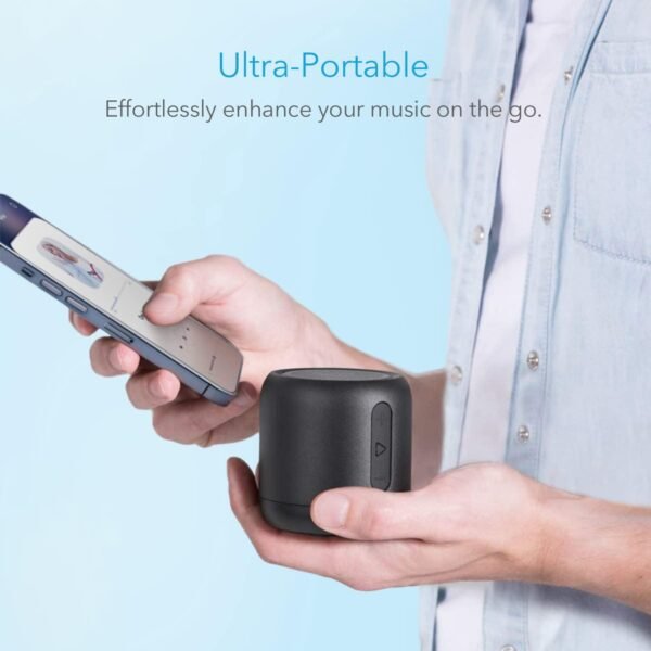 Anker Soundcore Mini, Super-Portable Bluetooth Speaker with 15-Hour Playtime, 66-Foot Bluetooth Range, Enhanced Bass, Noise-Cancelling Microphone - Black - Image 7