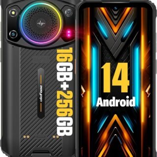 Ulefone Armor 21 16GB+256GB Rugged Smartphone, 122dB Loudest Speaker, MTK G99 Android 14 Unlocked Rugged Phone, 64MP Main Cam, 24MP Night Vision Cam, 6.58" FHD+ Screen, 9600mAh, IP68 Dual SIM 4G