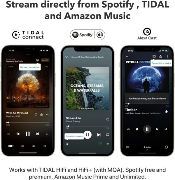 WiiM Mini AirPlay2 Wireless Audio Streamer, Multiroom Stereo, Preamplifier, Compatible with Alexa and Siri Voice Assistants, Stream Hi-Res Audio from Spotify, Music and More - Image 7