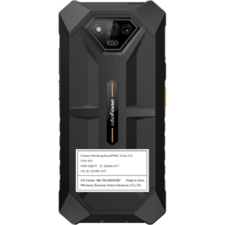 Ulefone Armor X13 (12+64GB), 50MP Rear Camera, 24MP Night Vision Camera, Android 14 OS Rugged Smartphone, 6.52” Screen, 6320mAh, NFC, GPS, Package with Exclusive Armor Case- Black