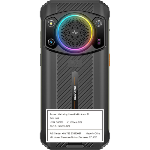 Ulefone Armor 21 16GB+256GB Rugged Smartphone, 122dB Loudest Speaker, MTK G99 Android 14 Unlocked Rugged Phone, 64MP Main Cam, 24MP Night Vision Cam, 6.58" FHD+ Screen, 9600mAh, IP68 Dual SIM 4G - Image 9